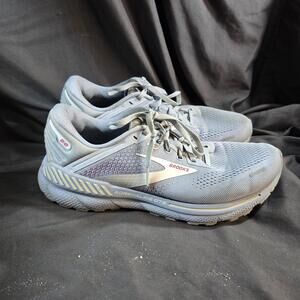 Brooks Womens Adrenaline GTS 22 1203531B427 Blue Running Shoes Sneakers Sz 11.5